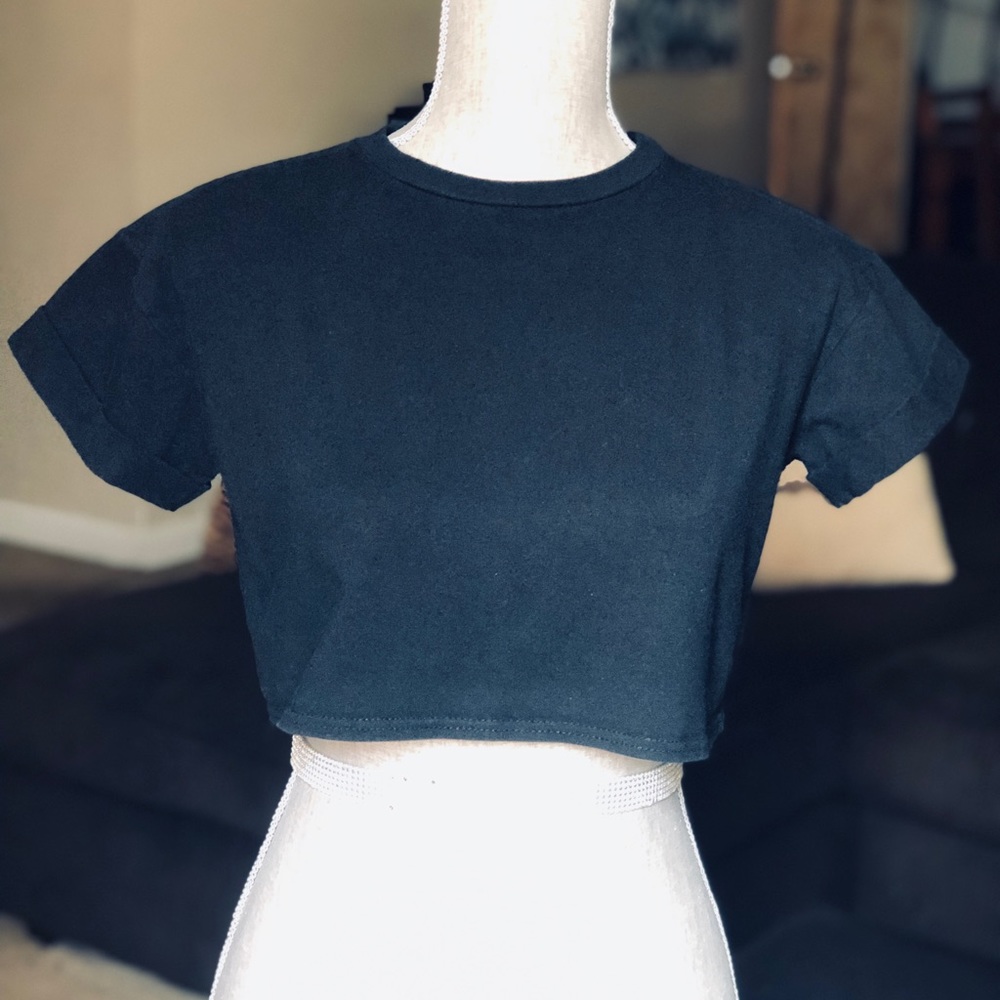 MISSGUIDED crop tee